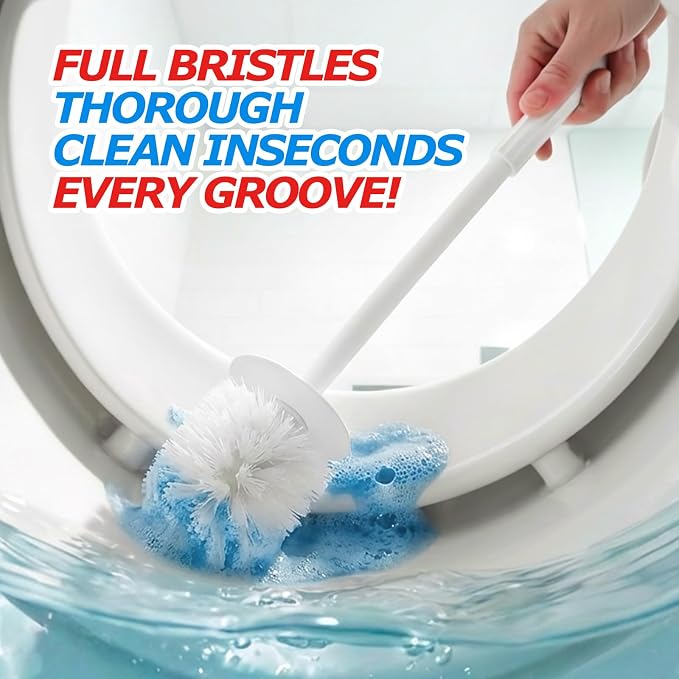 2Pack Toilet Bowl Brush and Holder Set - Image 3