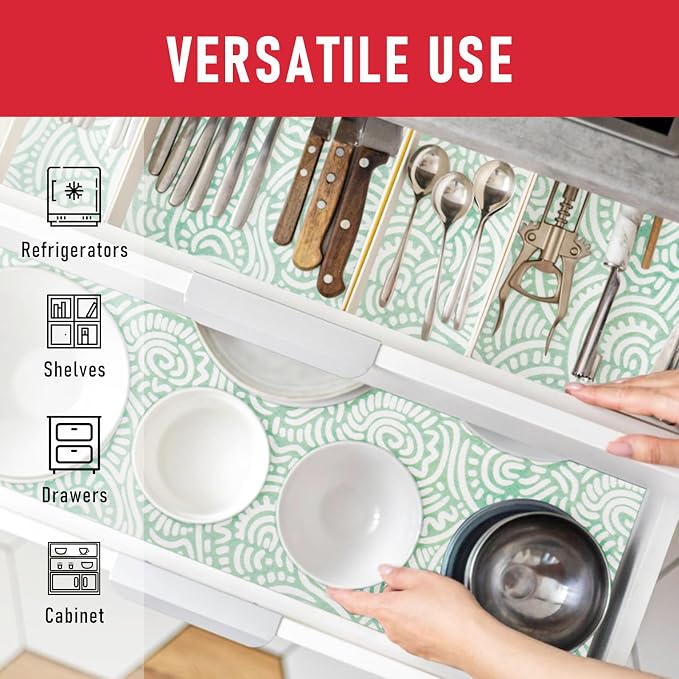 Cooyes Refrigerator Shelf Liners, Drawer Liners - Image 6
