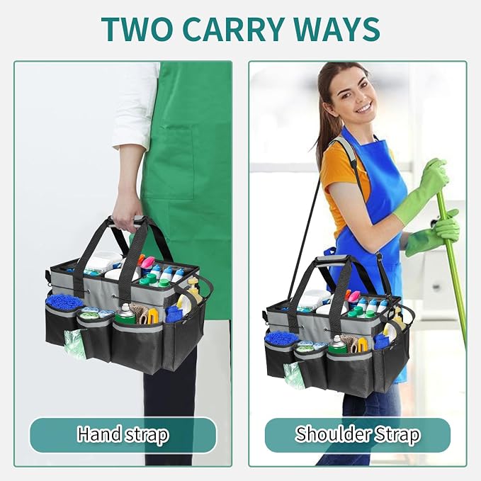 Cleaning Bags for Housekeepers, Large Cleaning Supplies Organizer - Image 6