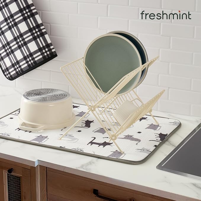 FRESHMINT Printed Dish Drying Mats - Image 5