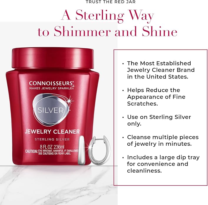 CONNOISSEURS Premium Edition Jewelry Cleaner, Value Size 9.6oz - Image 3