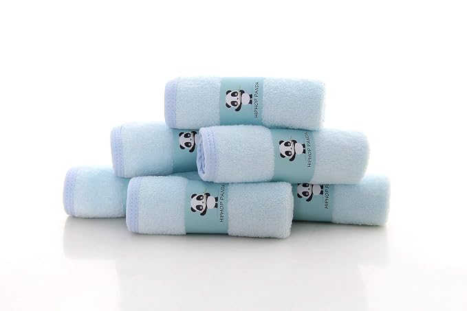 HIPHOP PANDA Baby Washcloths, Rayon Made from Bamboo - Image 4