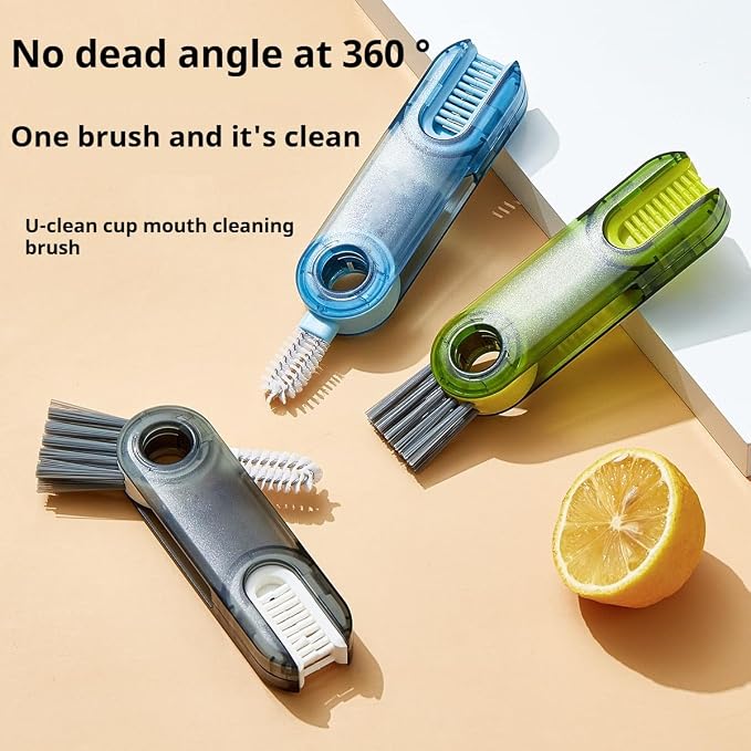 3-in-1 Cup Lid Cleaning Brush-Multifunctional Bottle Gap Cleaner Tool - Image 6