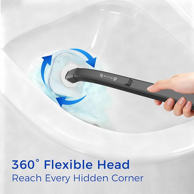 Disposable Toilet Brush, 14 Refills Toilet Bowl Cleaner Wand, Toilet Cleaner - Image 6