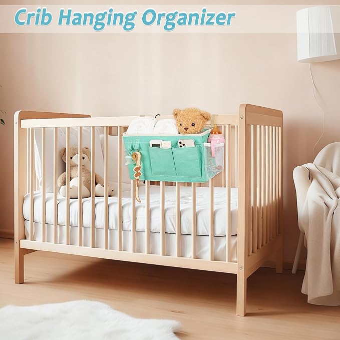 Loghot Bedside Caddy/Bedside Storage Bag Hanging Organizer - Image 7