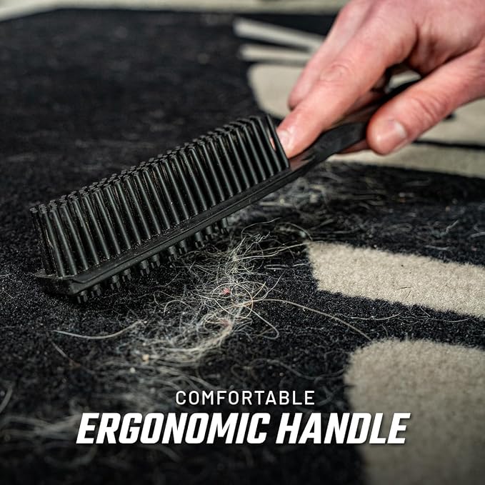 Slick Products Heavy-Duty Rubber Interior Hair Removal Brush – Automotive - Image 6