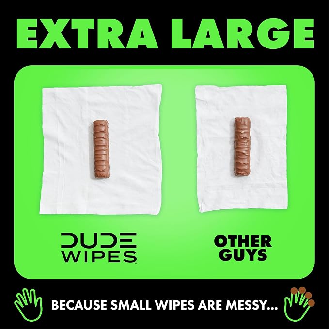 DUDE Wipes - Flushable Wipes - 3 Pack - Image 4