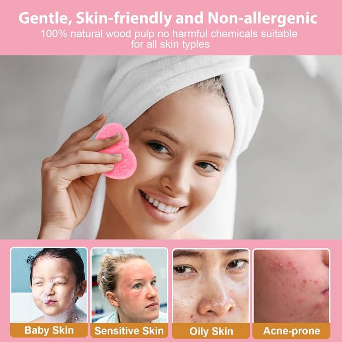 60-Count Compressed Facial Sponges - Image 4