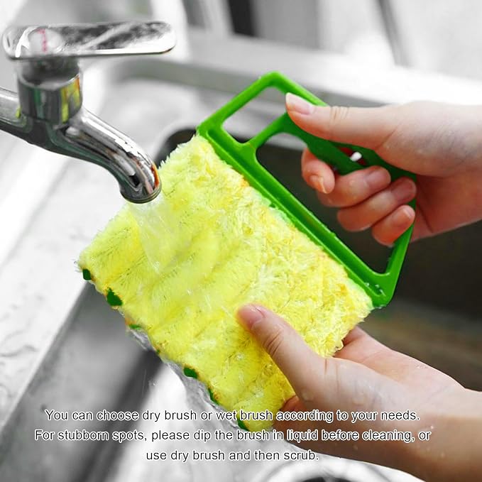 2 PCS Blind Cleaner Duster Tool, 7 Finger Handheld Duster Window Shutters - Image 6