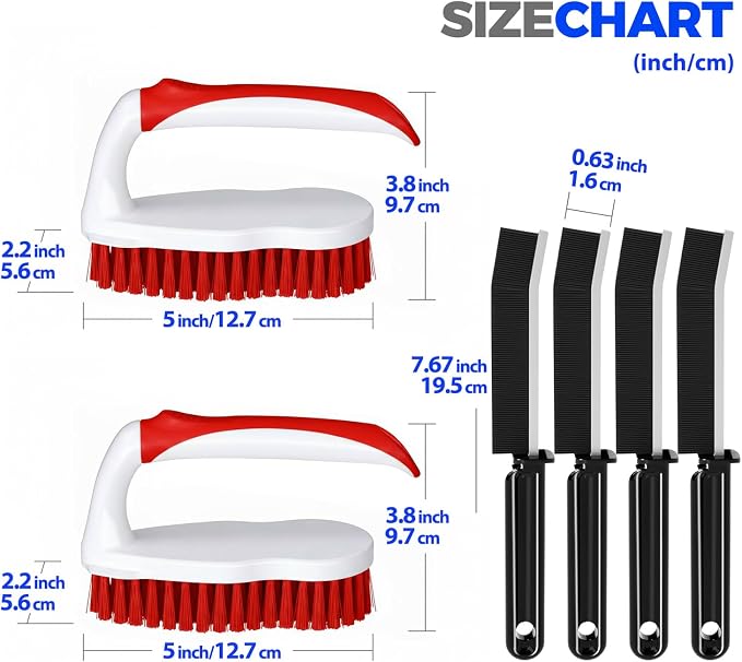 Scrub Brush - 6 Pack, Scrub Brushes - Image 6