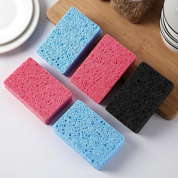 6 - Pack Non-Scratch Scrub Sponges - Sponges - Image 7