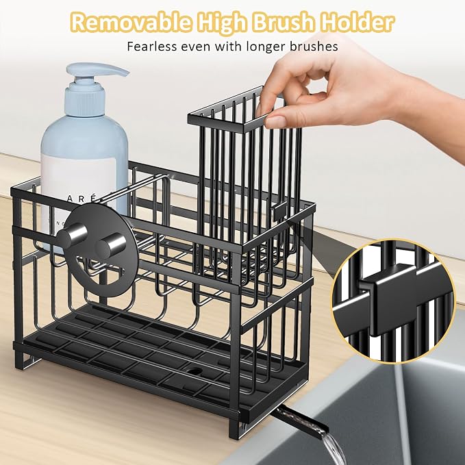 Sponge Holder for Kitchen Sink & Sink Caddy - Image 6