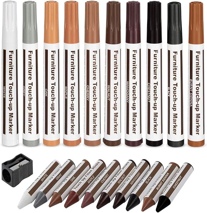 Furniture Repair Kit Wood Markers Wax Sticks, by DAIXISM