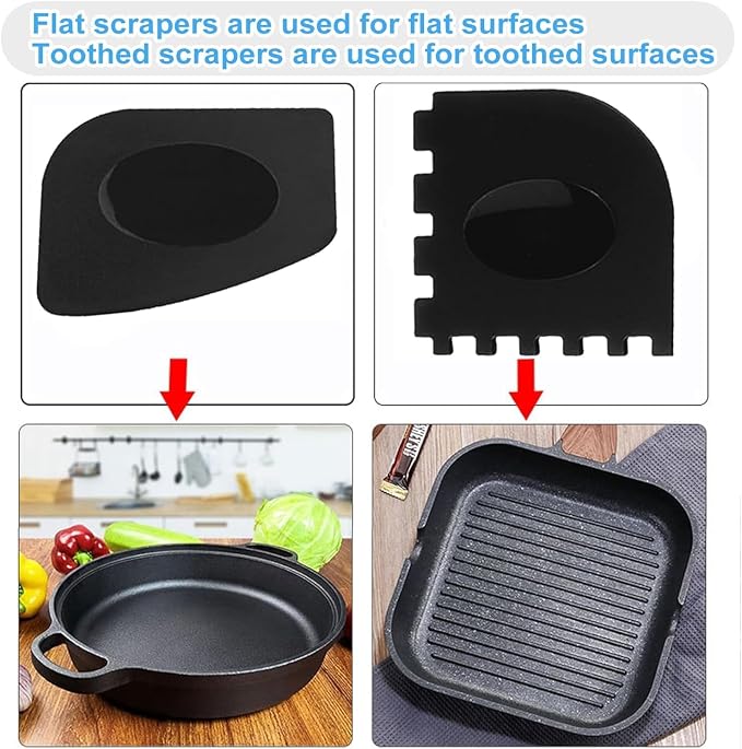 Cast Iron Scrubber & Scraper Set - Image 6