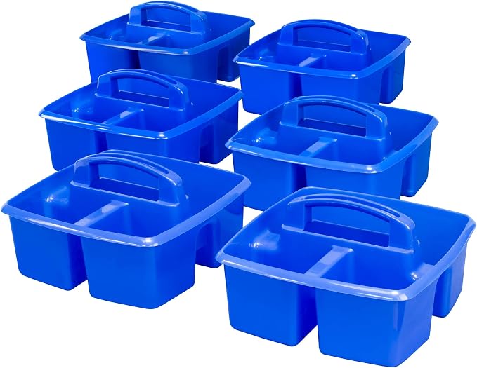 Storex 3-Compartment Small Caddy – Multipurpose Classroom Organizer - Image 2