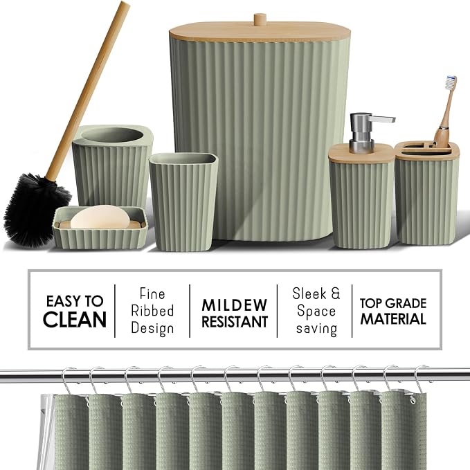 Clara Clark Bathroom Accessories Set - Image 4