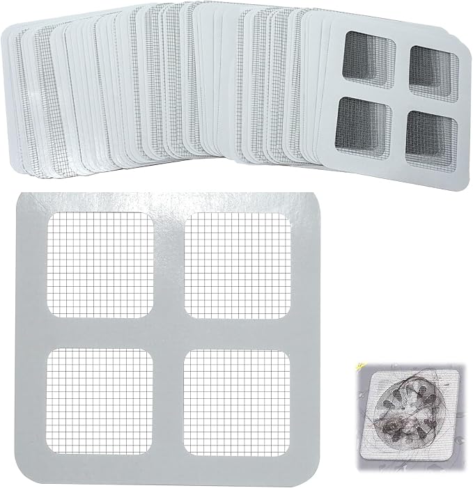 50 Pack Disposable Shower Drain Hair Catcher - Image 7