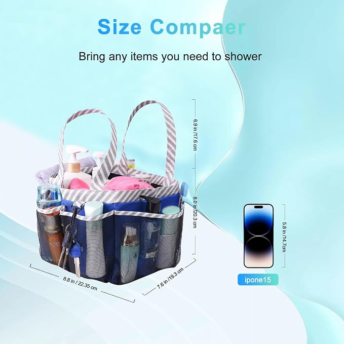 Haundry Mesh Shower Caddy Portable - Image 7
