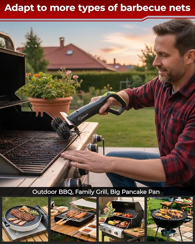 Saker Electric Grill Brush - Image 6
