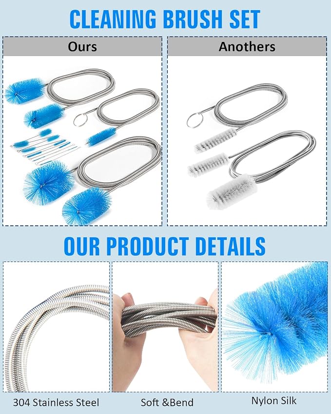 Cleaning Brush, Flexible and Portable Cleaning Brushes - Image 2
