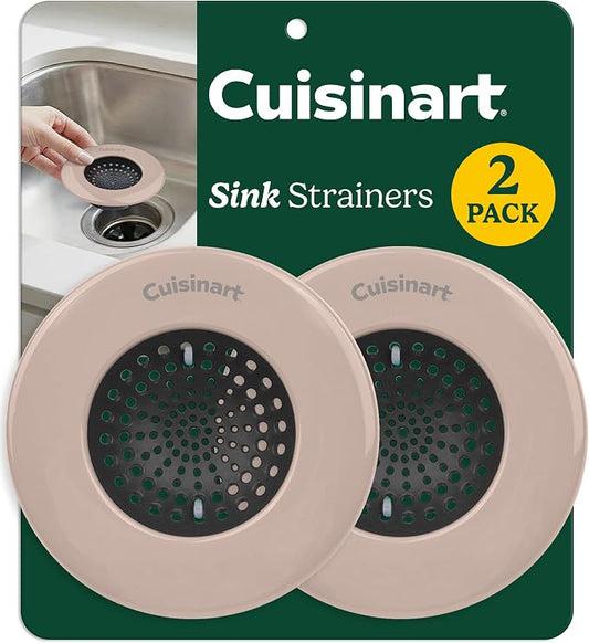 Cuisinart Sink Strainers- 2 Pack Kitchen Sink Drain Strainer & Food Catcher by BestBrands