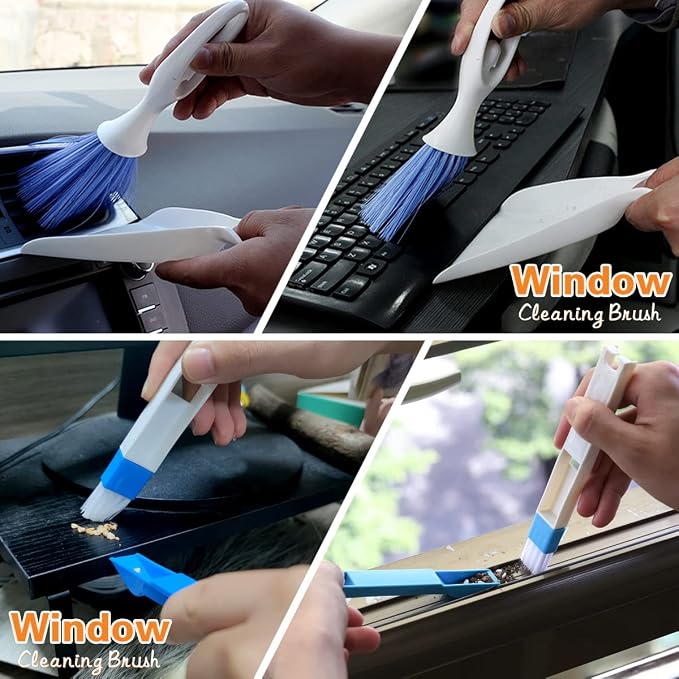 10 Pcs Venetian Window Blind Cleaner Duster Tool Set, Mini Blind Cleaner Duster - Image 7