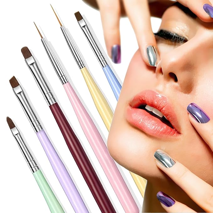 Nail Art Brushes, Nail Design Painting Brush Set - Image 6