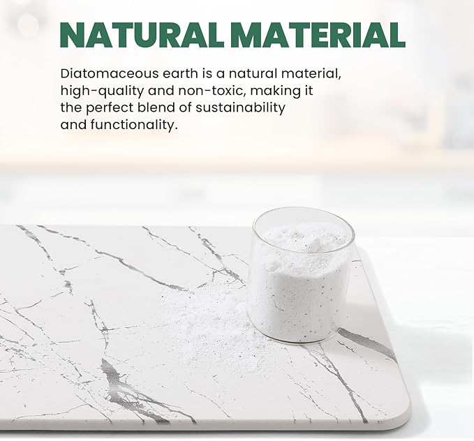2 Pack Quick Dry Stone Drying Mat - Image 4