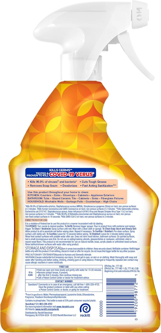 LYSOL Bathroom Cleaner Spray, Foaming Cleaner - Image 2