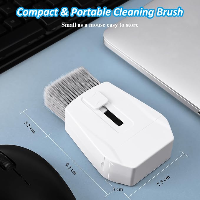 Keyboard Brush, Portable Keyboard Cleaner Soft Bristle Cleaning Brush, Safe - Image 8