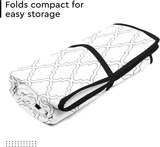 Encasa XO Ironing Mat/Pad with 3mm Padding & Silicone Iron Rest - Image 3