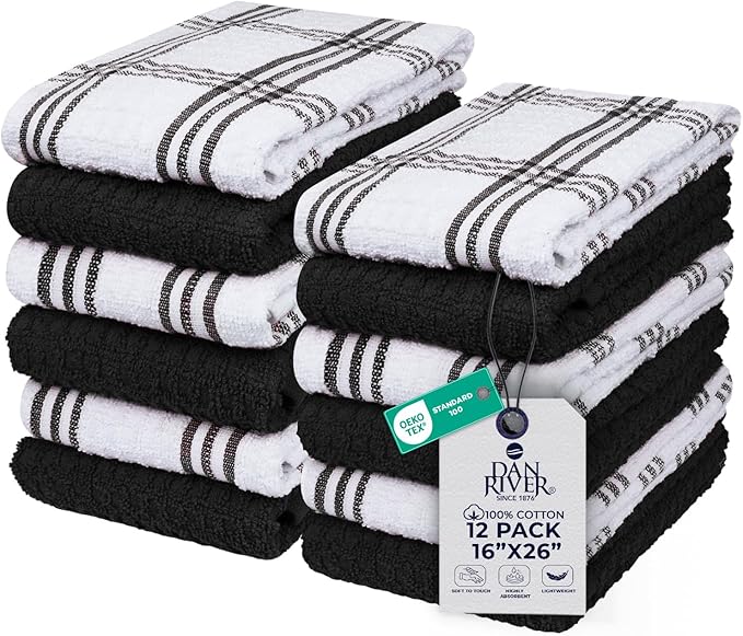 DAN RIVER Premium Kitchen Towels by DanRiver