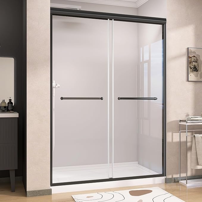 GETPRO Shower Door 50-54 in. W x 75 in. H Double Sliding Glass Shower Doors by GETPRODeluxeBathroomSolutionExpert