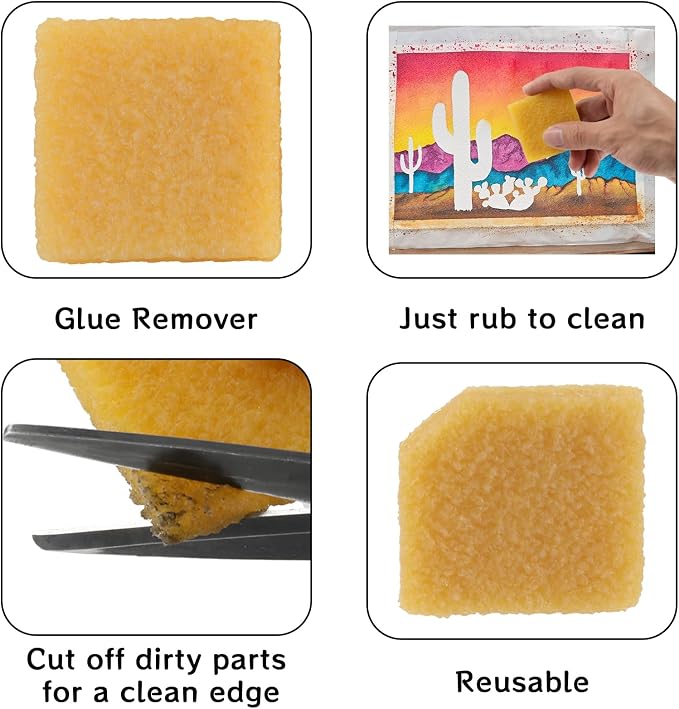 4pcs Glue and Residue Eraser Rubber Cement Cleaner - Image 4