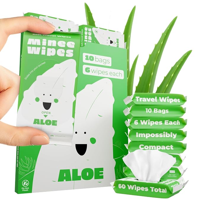 Impossibly Compact Travel Wipes by MINEEWIPES