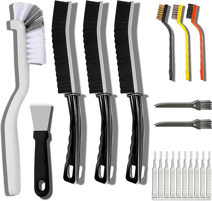 20-Piece Crevice Cleaning Brush Set by Unknown