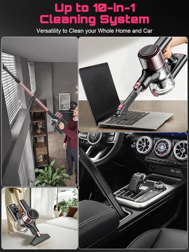 Cordless Vacuum Cleaner, 10 in 1 Stick Vacuum - Image 9