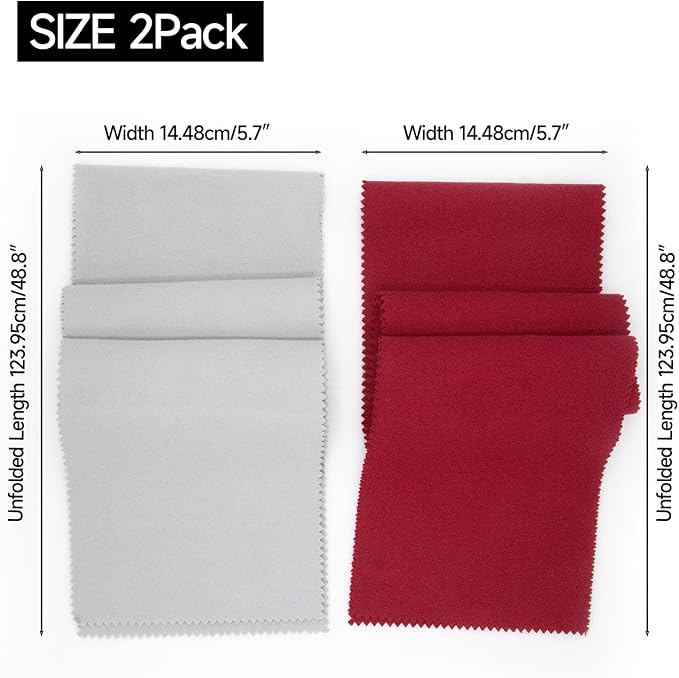Soundspire 2Pack 88 Keys Piano Keyboard Dust Cover, Velvet Cloth Covers - Image 2