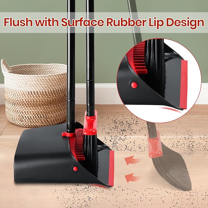TreeLen Dust Pan and Broom/Dustpan Cleans Broom Combo - Image 7
