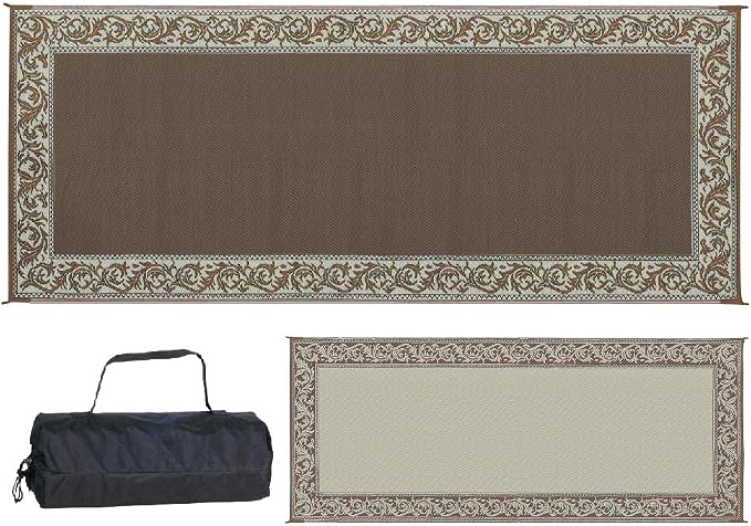Stylish Camping RC7 Brown/Beige 8' x 20' Classical Mat, 1 Pack by StylishCamping
