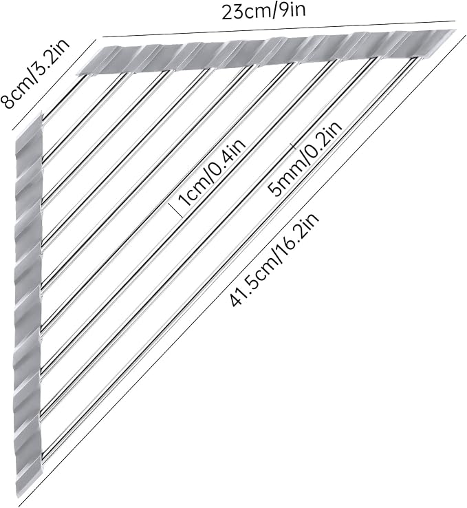 Tomorotec Triangle Roll-Up Dish Drying Rack - Image 7