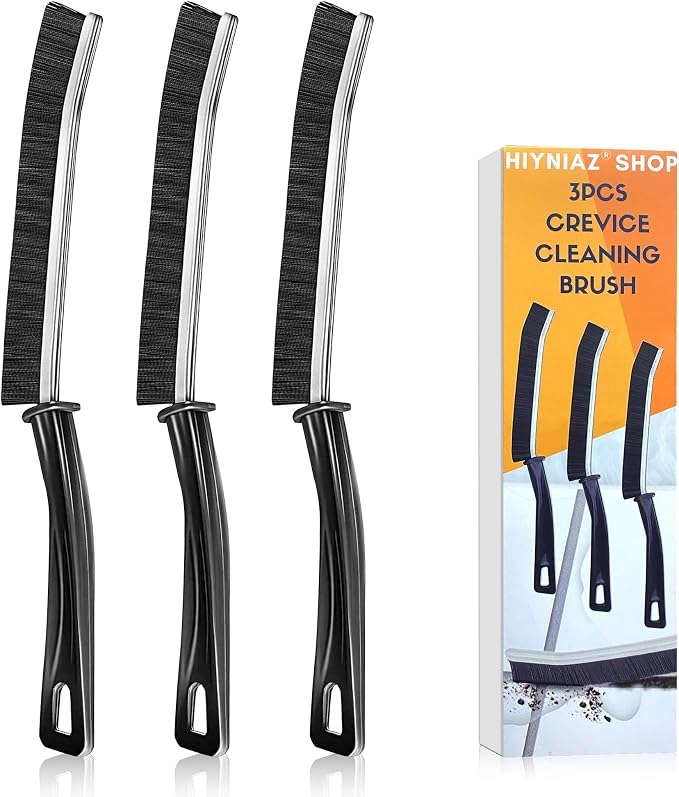 3Pcs Crevice Cleaning Brush Tool Grout Brush Cleaning Supplies, Home Essentials by Hiyniaz