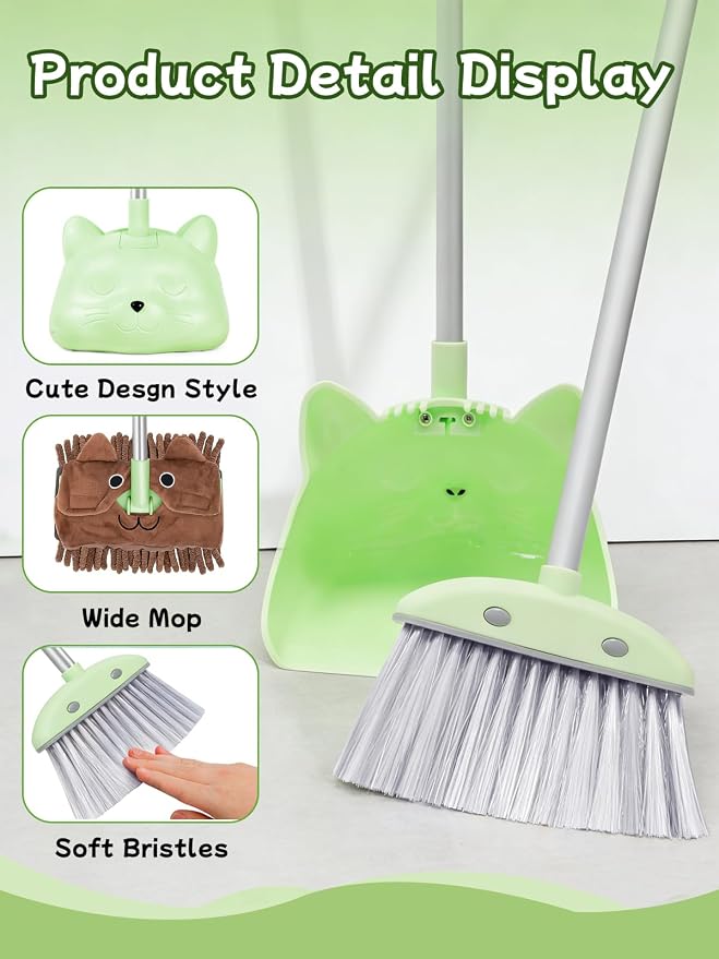 Kids Cleaning Toy 3-Piece Set - Image 7