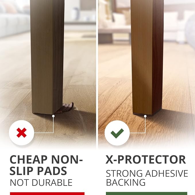 Non Slip Furniture Pads 8 pcs 1 1/2" X-Protector - Image 4