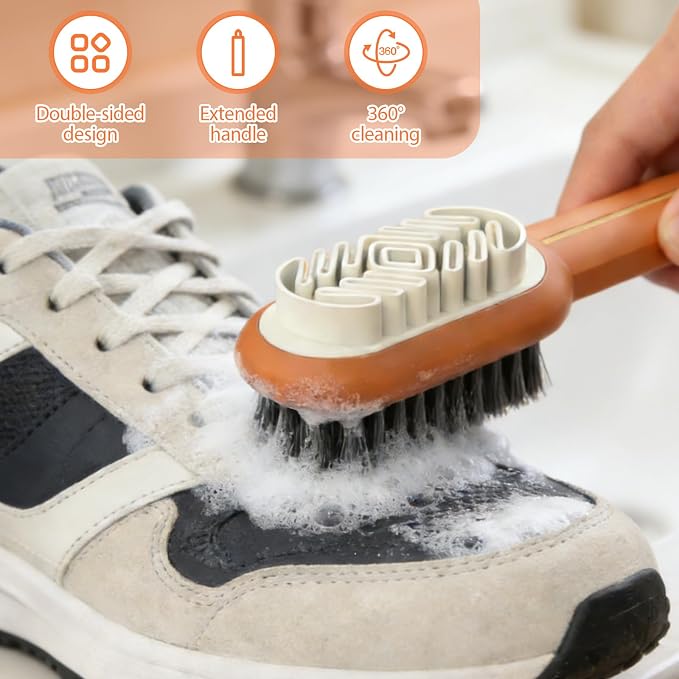2 in 1 Suede Shoe Brush, Soft Bristle Cleaning Brush - Image 6
