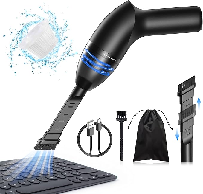 4.3Kpa Keyboard Vacuum Cleaner Mini：Handheld Computer Vacuum Cordless by Hayousui