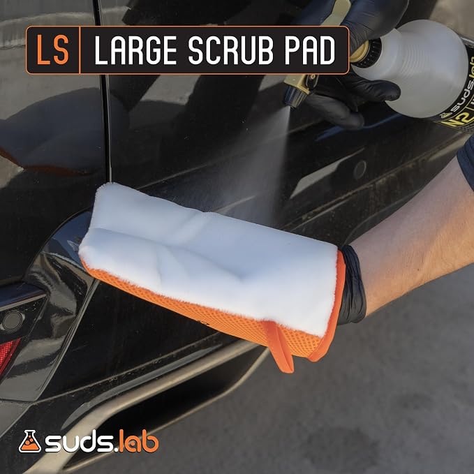 Suds Lab Oversized Scrub Pad – Heavy Duty Car Wash and Interior Cleaning Mitt - Image 3