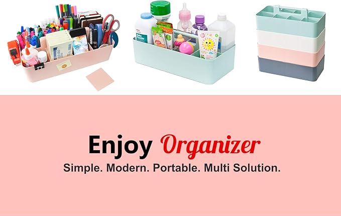 Enjoy Office Desk Storage Organizer 8 compartments Box DIY Box Remote Cosmetic - Image 7