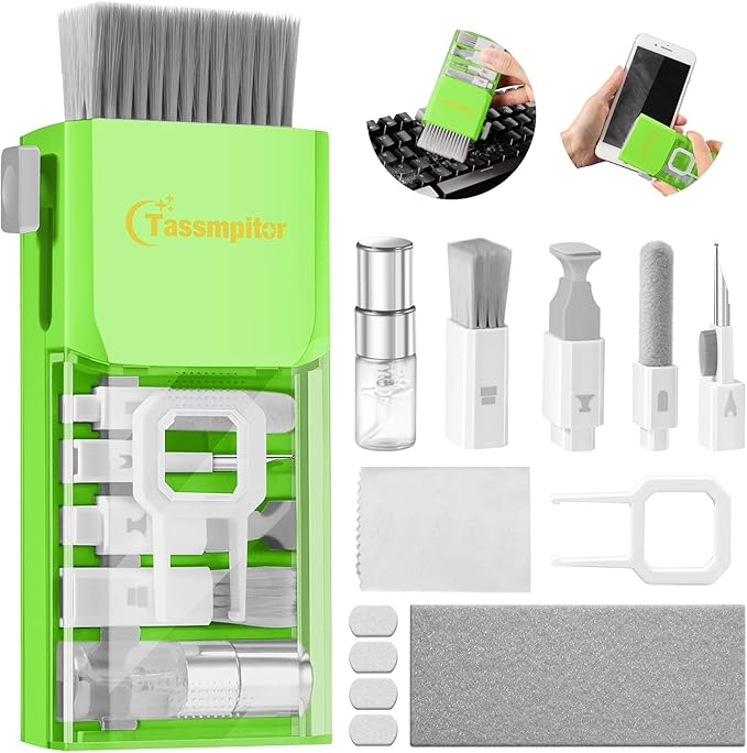 Laptop Screen Keyboard Cleaner Kit, All in 1 Electronics Cleaning Tool by Tassmpitor