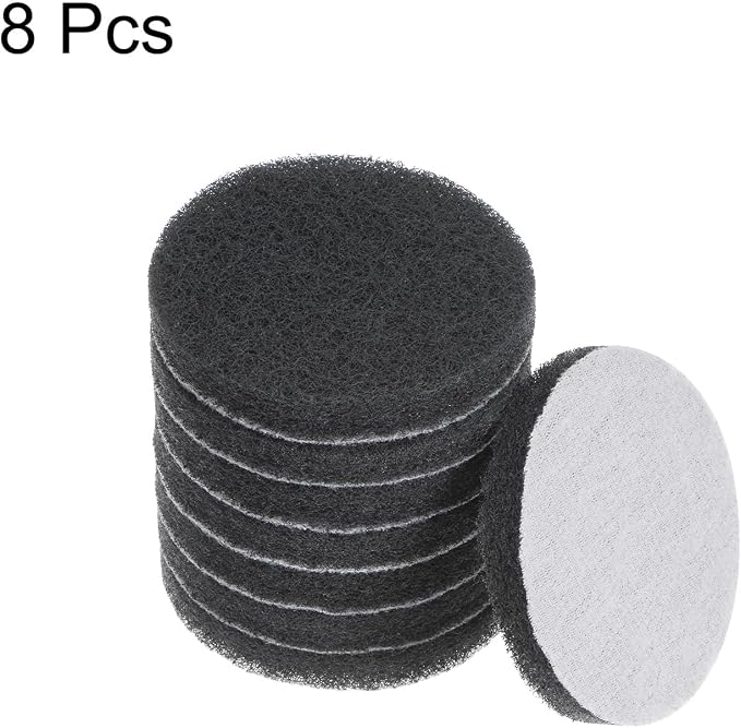 HARFINGTON 8pcs Drill Power Brush 3 inch Tile Scrubber Scouring Pads 800-1000 - Image 6